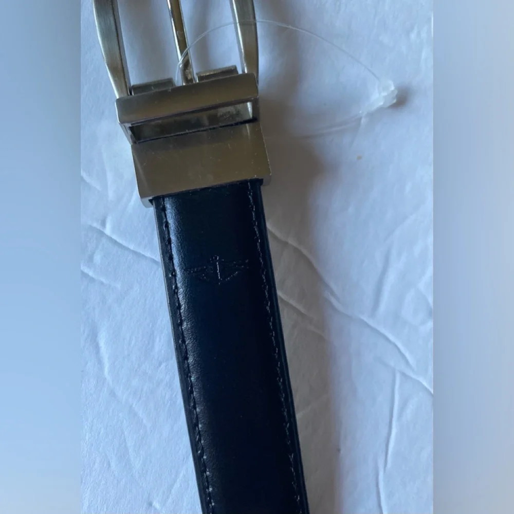 Dockers - Unisex Kids Black 1”W Leather Belt, Size: M (24-28)